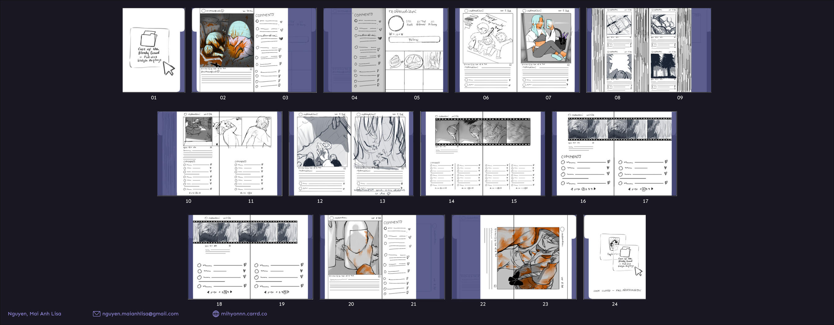 Book Illustration Storyboard